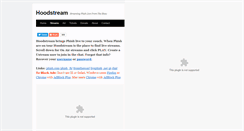 Desktop Screenshot of hoodstream.com